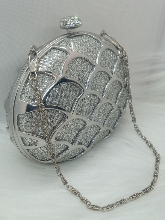 Charming Charlie Handbags - CHARMING CHARLIE METAL MINIWRISTKET/CLUTCH